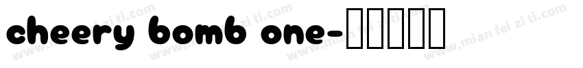 cheery bomb one字体转换
